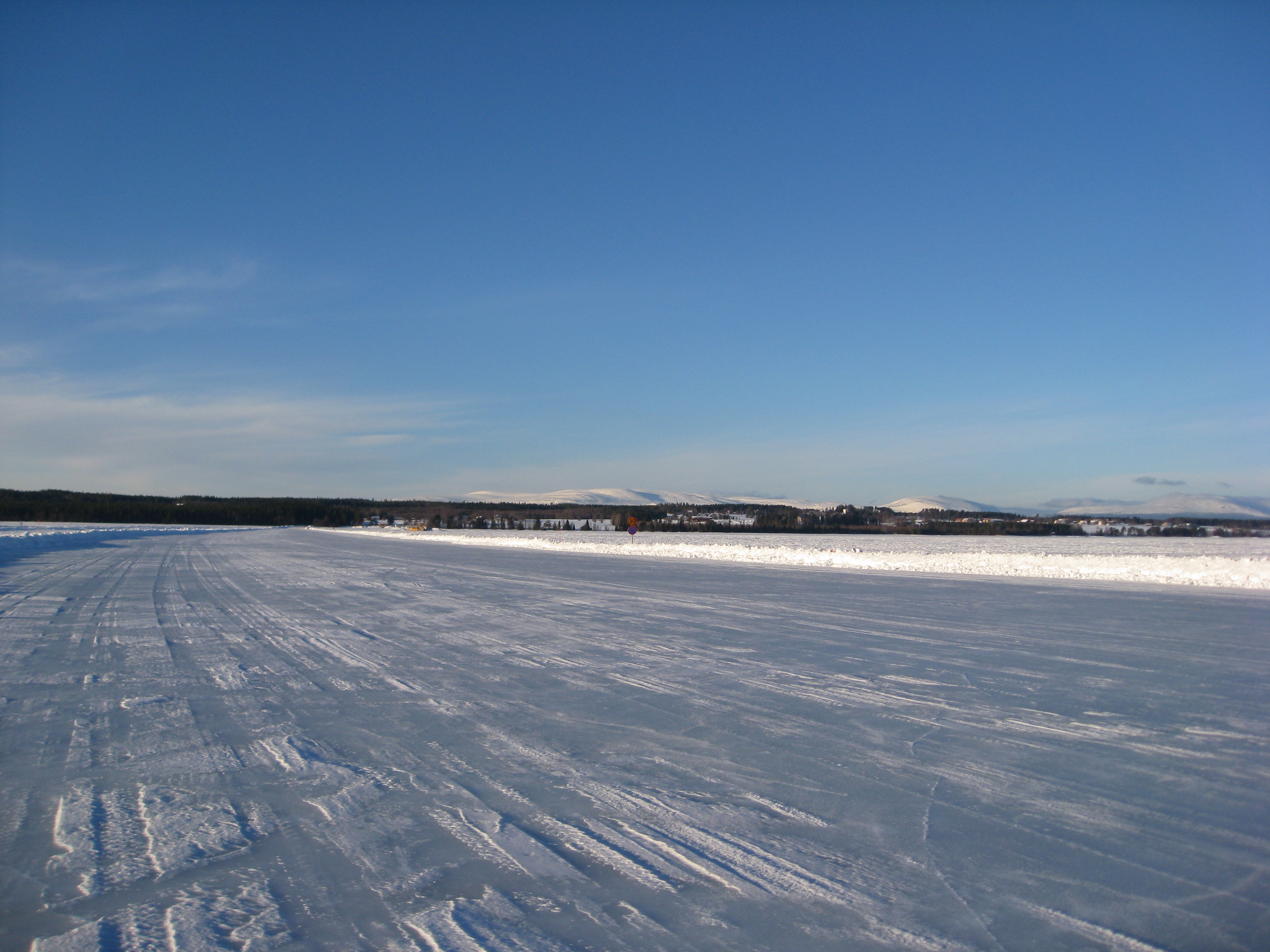 Isväg Storsjön